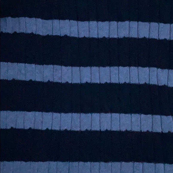 black and grey  striped sweater - Picture 2 of 3